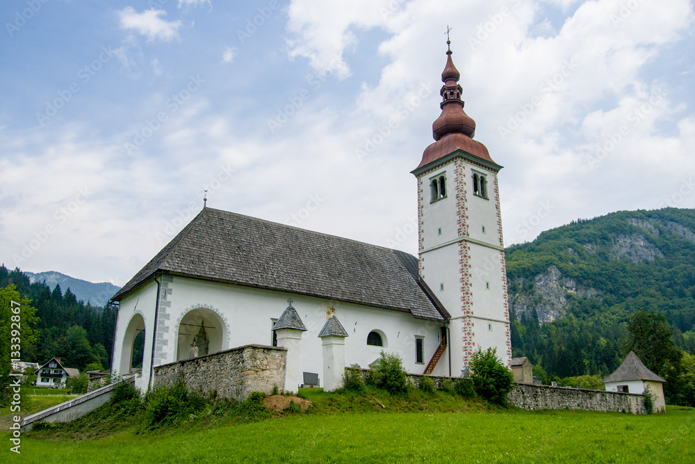 Slovenian Church in the Alps