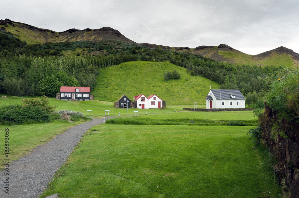 An old village in Iceland An old village in Iceland