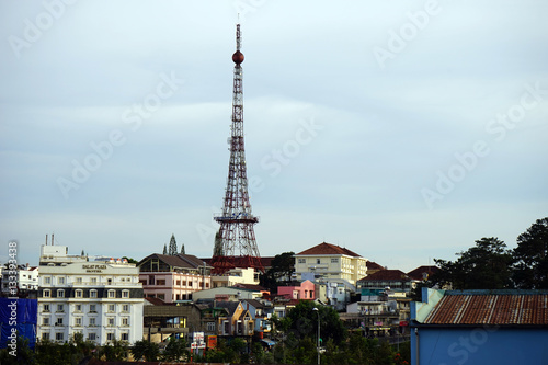 Eiffel Tower shape telecommunications tower