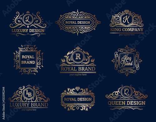 Luxury Labels Design Set