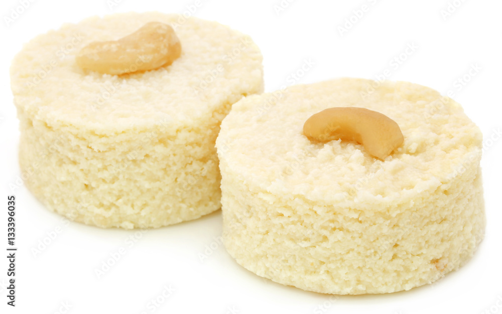 Delicious Bangladeshi white sandesh