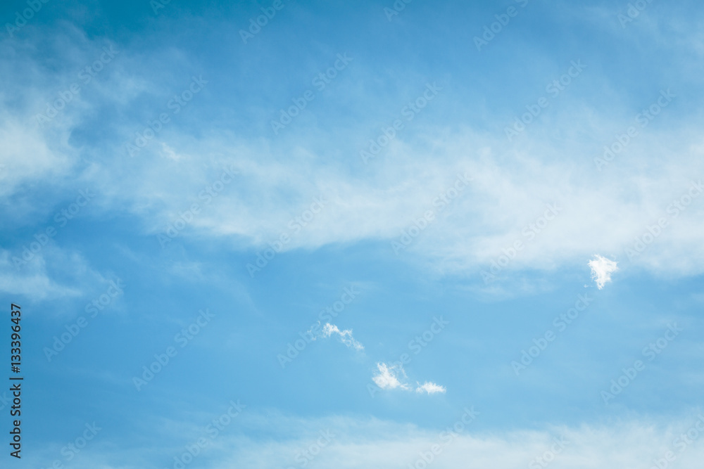 Blue Sky With White Clouds