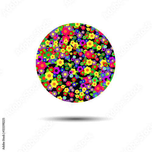 flower art illustration pattern bloom beauty green