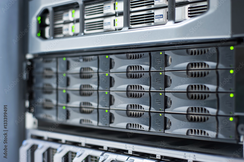Network servers in data room Domestic Room Network servers in data room Domestic Room