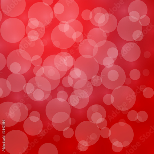 Red Defocused Light, Flickering Lights, Vector abstract with bok