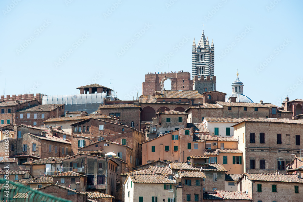 Fassaden von Siena