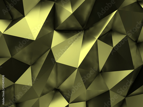Green Abstract Background 3D Rendering