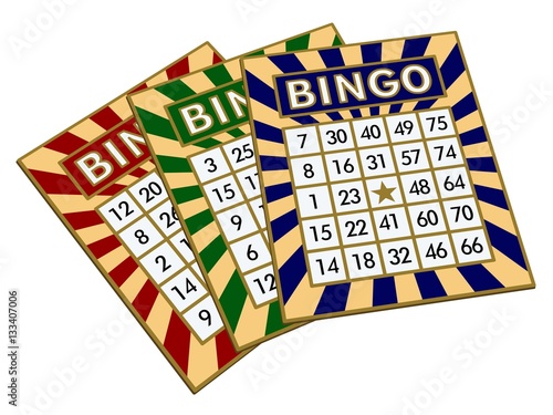 Bingo cards. 