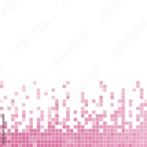 abstract vector square pixel mosaic background