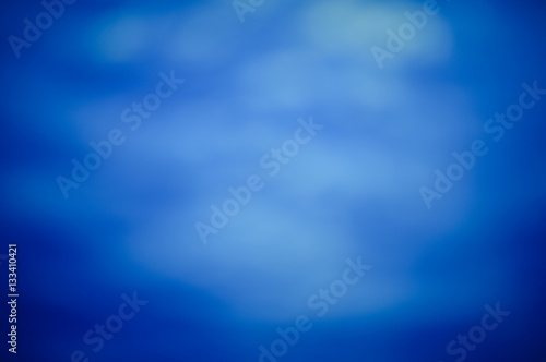 Light blue abstract blurry background bokeh