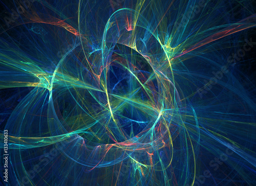abstract multicolored fractal pattern