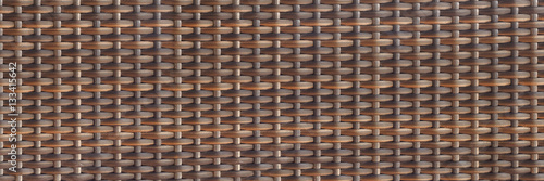 Fotografie horizontal woven rattan texture for pattern and background