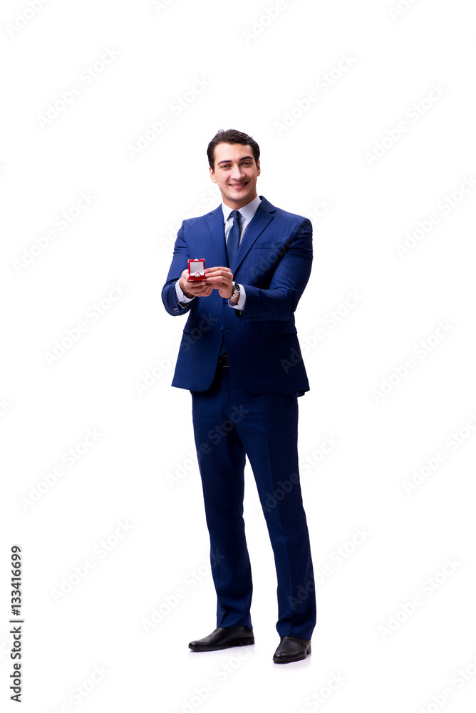 Romantic concept with man making marriage proposal Romantic concept with man making marriage proposal