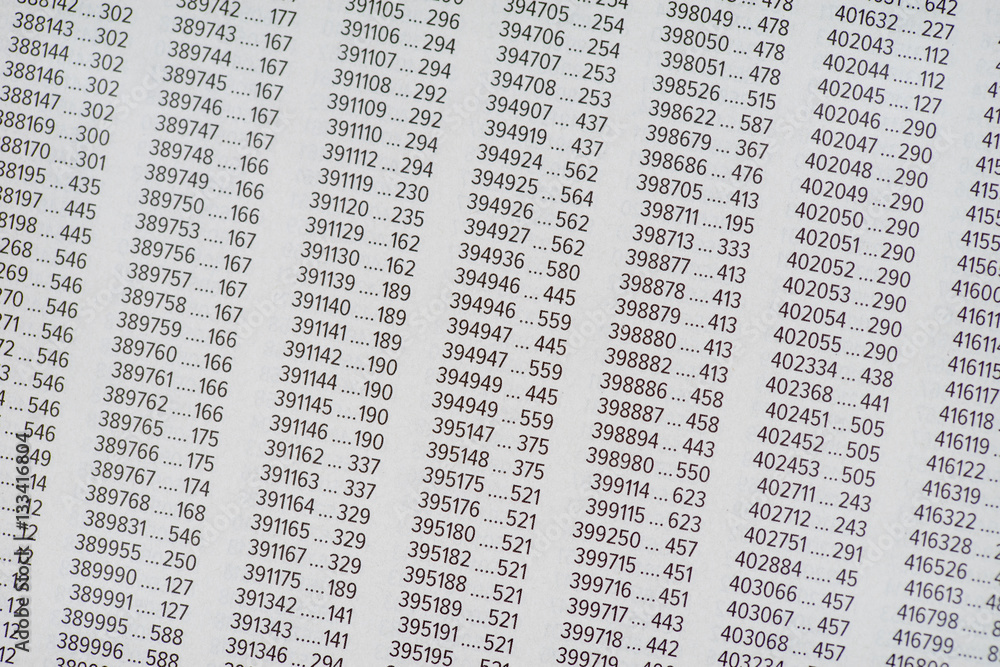 Abstract columns of random numbers. Abstract columns of random numbers.