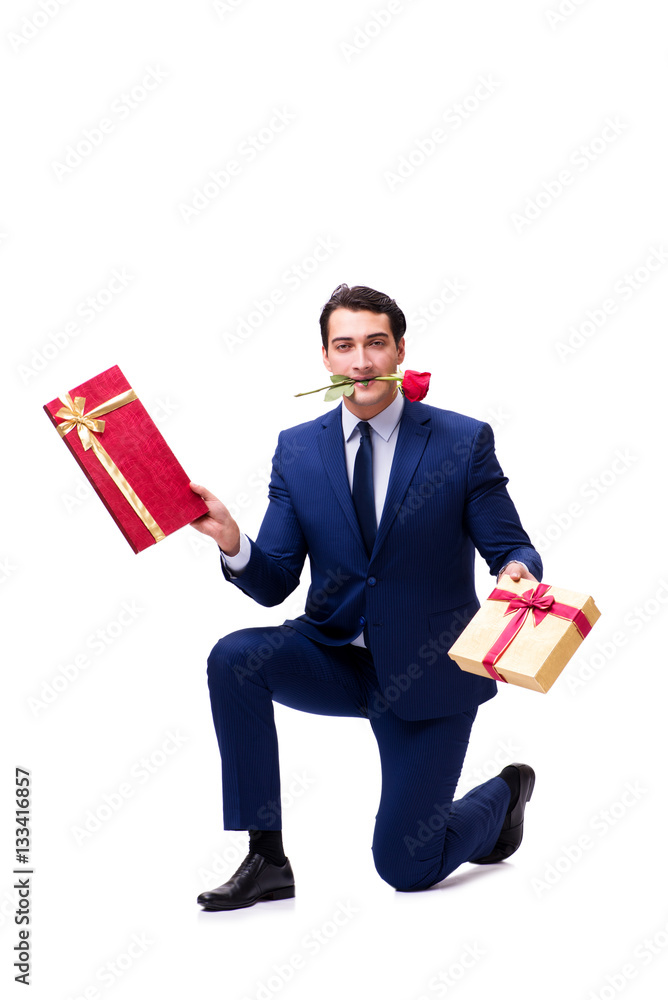 Romantic concept with man making marriage proposal Romantic concept with man making marriage proposal