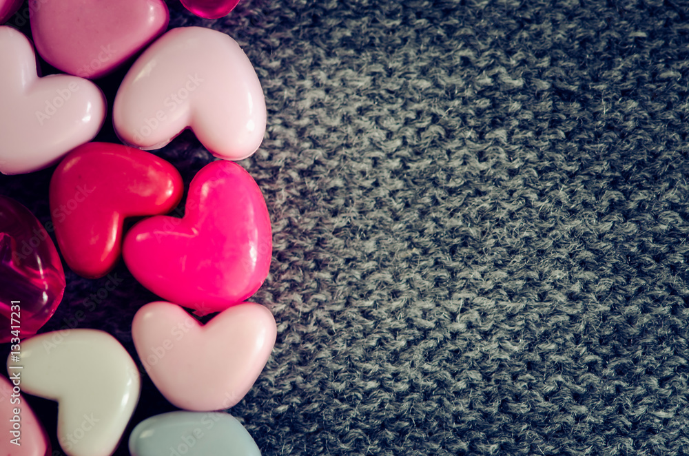 Fototapeta premium Happy Valenting greeting card