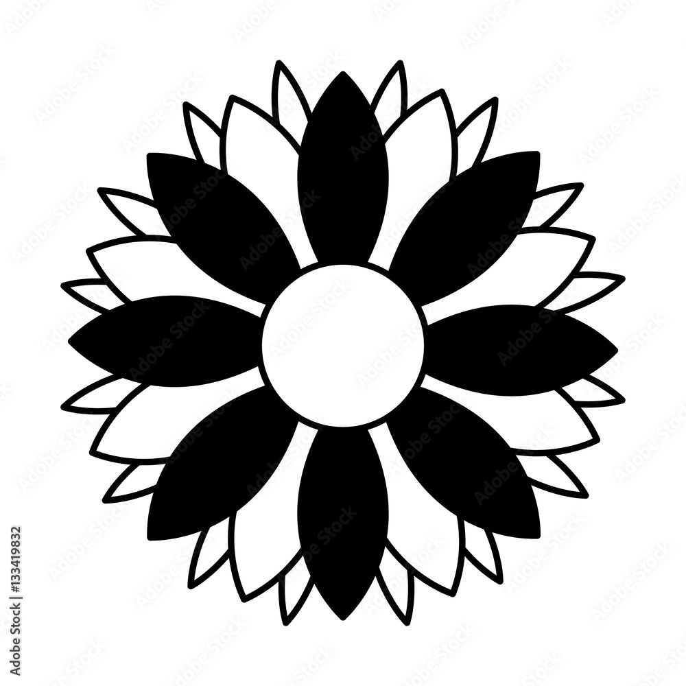 cute flower garden isolated icon vector illustration design cute flower garden isolated icon vector illustration design