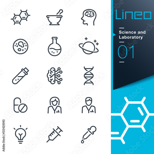 Lineo - Science and Laboratory line icons