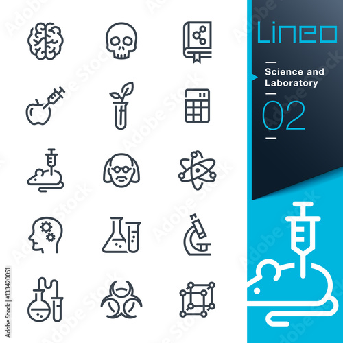Lineo - Science and Laboratory line icons