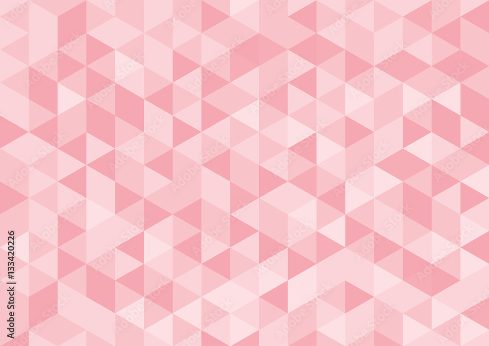 Vector geometric background, mosaic of triangles and cubes in so Vector geometric background, mosaic of triangles and cubes in so