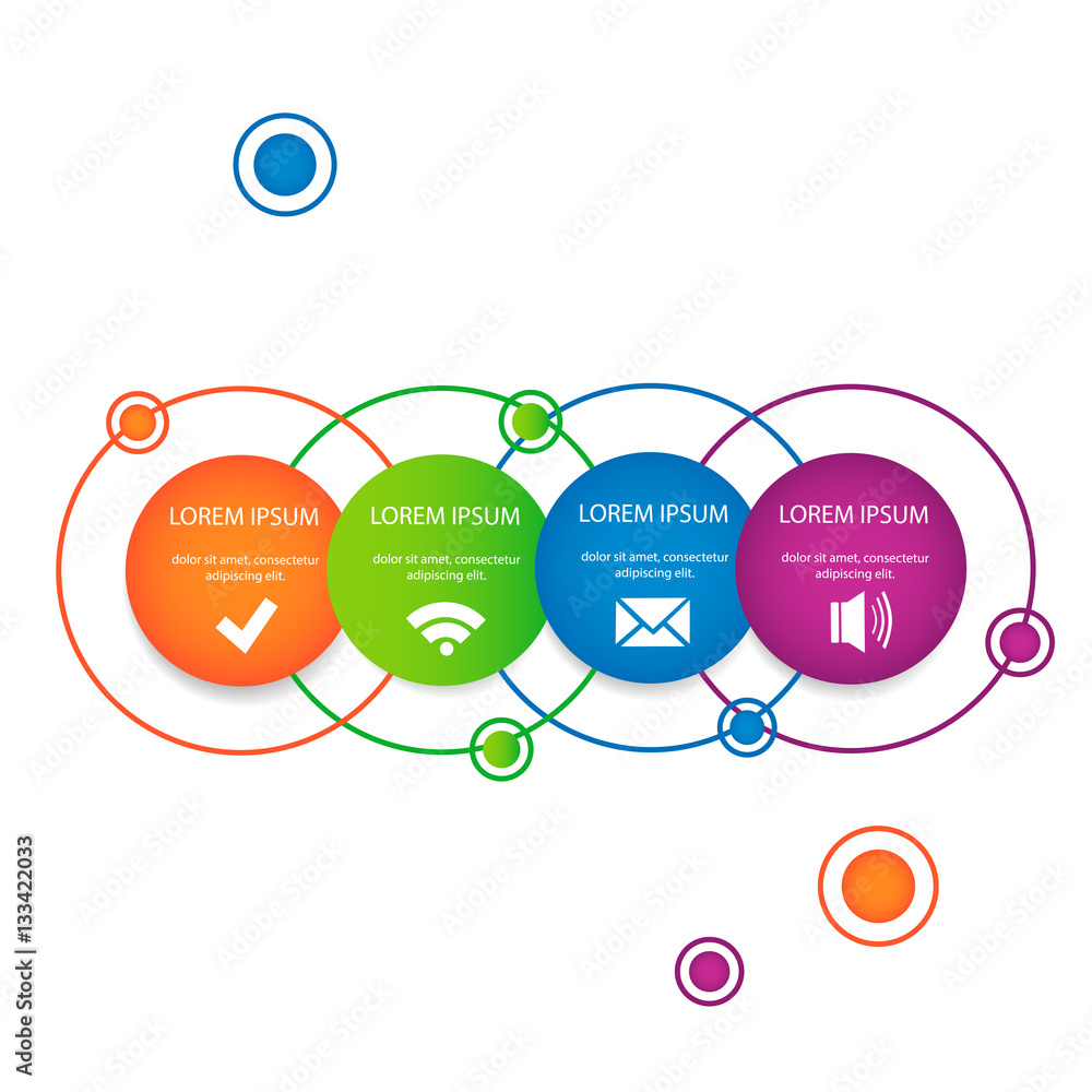 Vector circle for infographic. Vector circle for infographic.