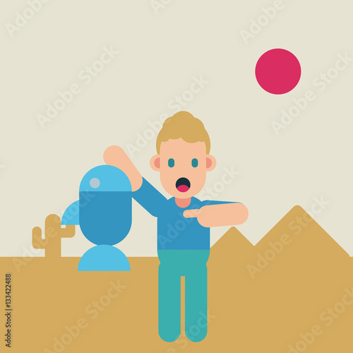 Amazing business. Catch fish in dessert.