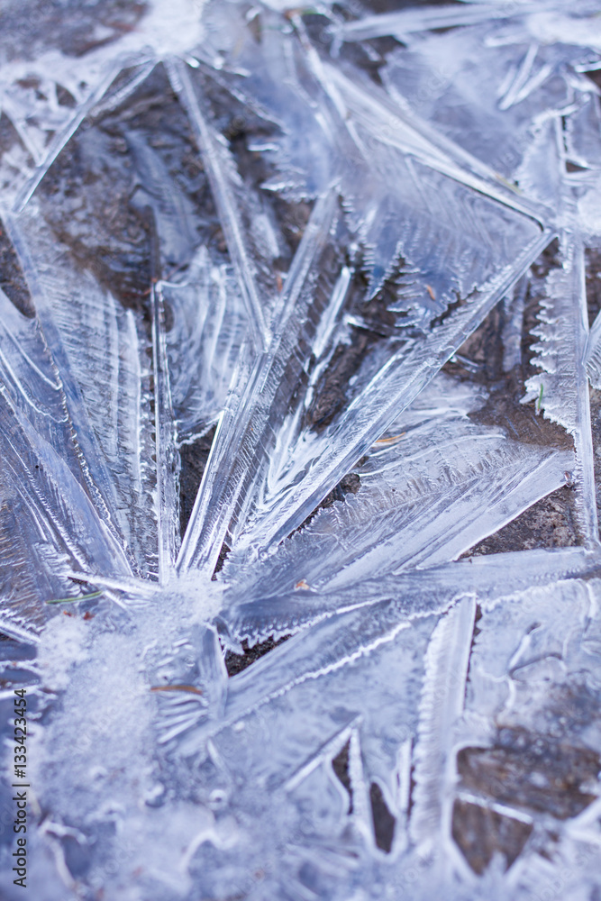 ice crystals abstract ice crystals abstract
