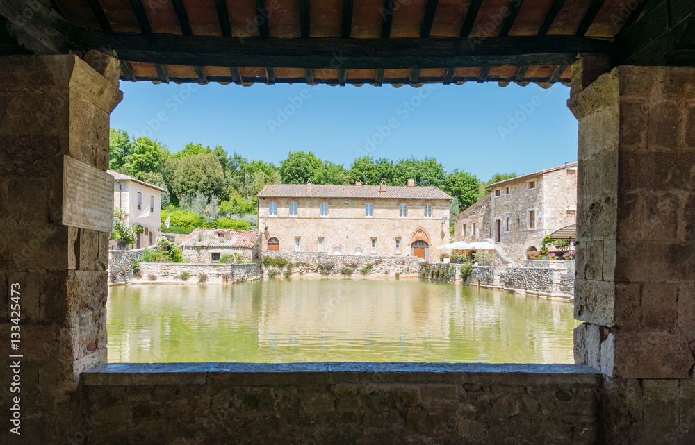 Bagno Vignoni, Toskana