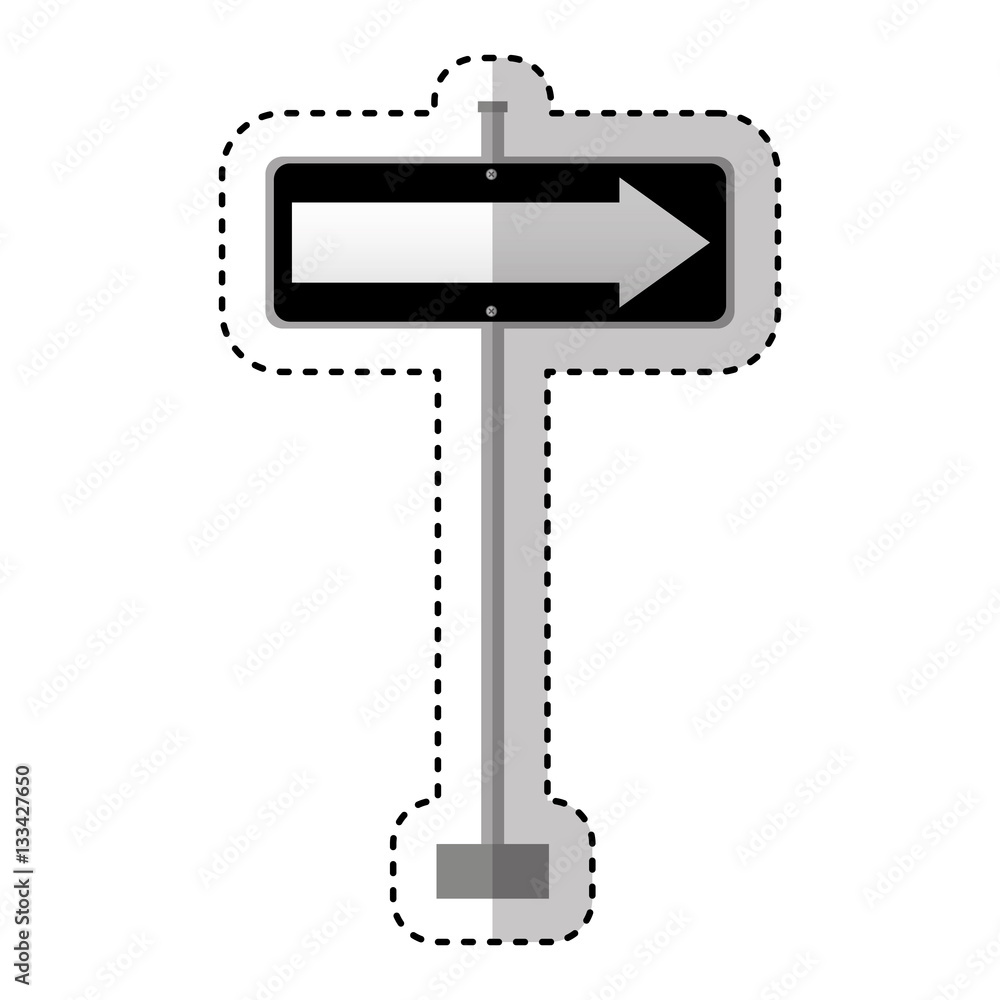 traffic signal information with arrow icon vector illustration design traffic signal information with arrow icon vector illustration design