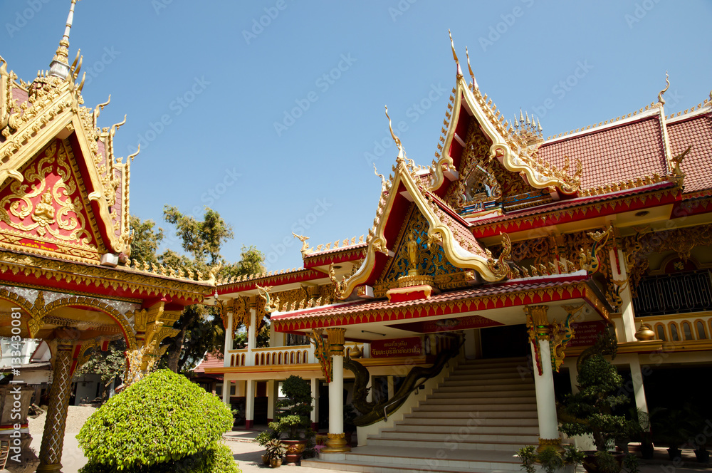 Naklejka premium Buddhist Temple - Luang Prabang - Laos