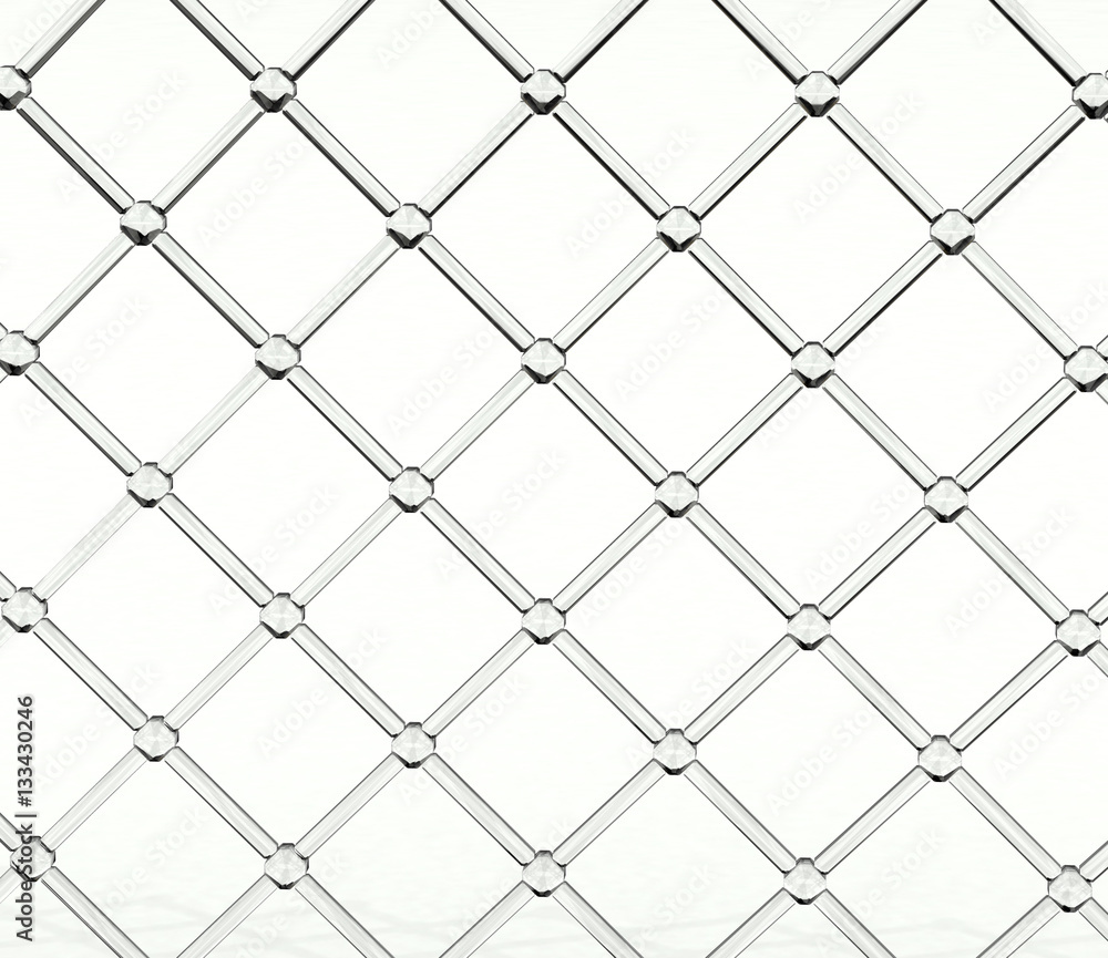 Glass grid background Glass grid background