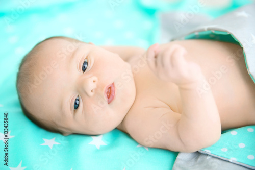 Newborn baby girl, 7 days o...