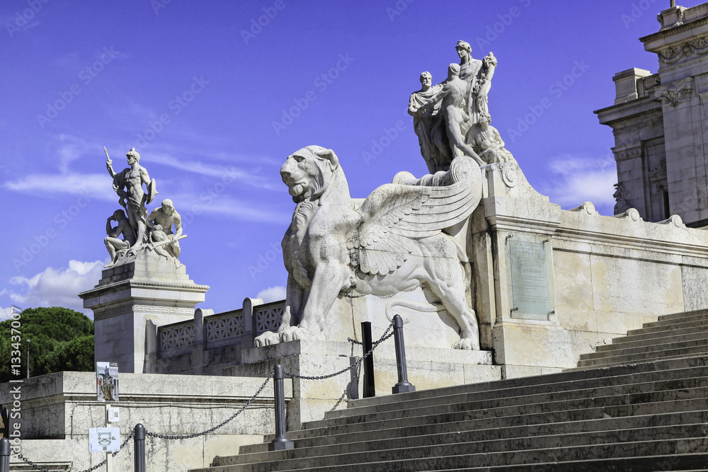 Monument Victor Emmanuel II, Rome,Latium, Italie / Victor Emmanuel II Monument, Rome, Lazio, Italy