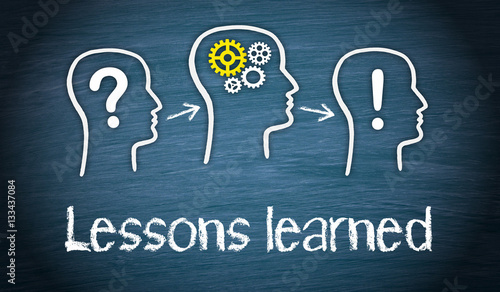 Obraz na plátne Lessons learned - Education and Knowledge Concept