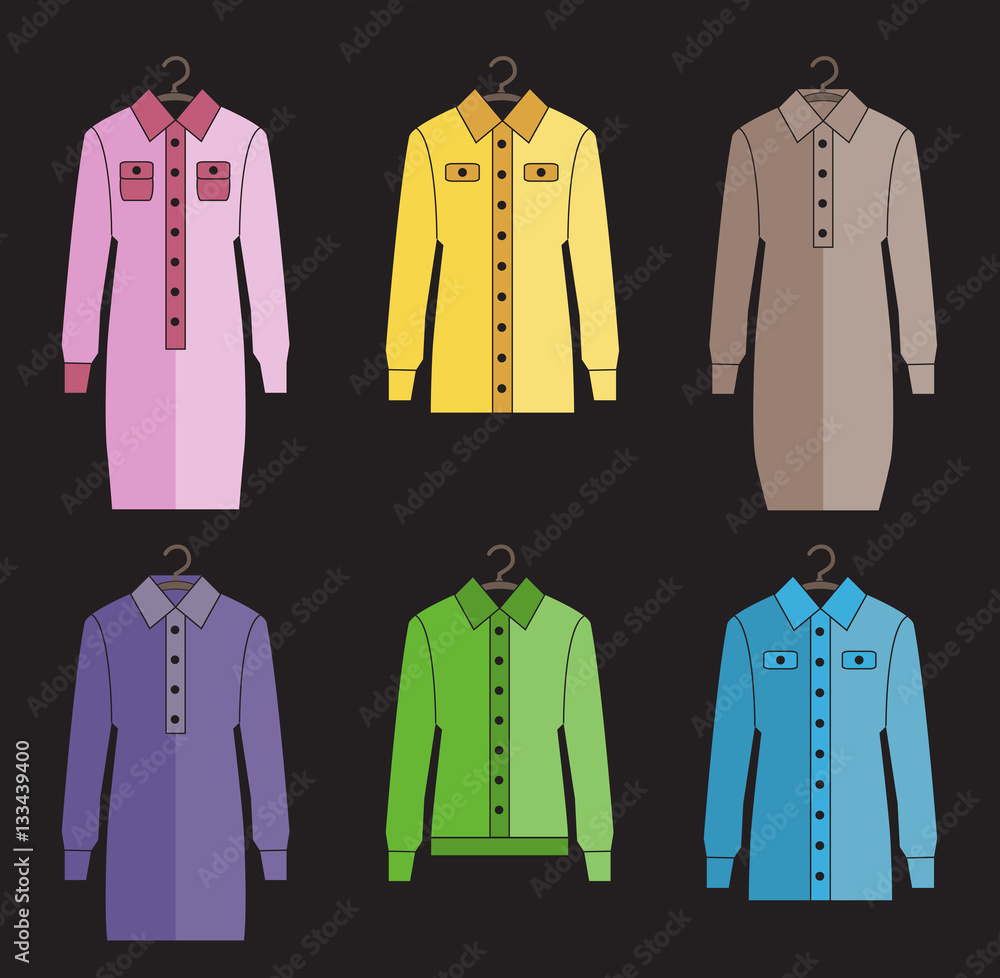 Women clothes collection. Women clothes collection.