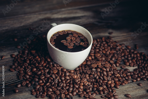 light cup, coffee, drink, grains