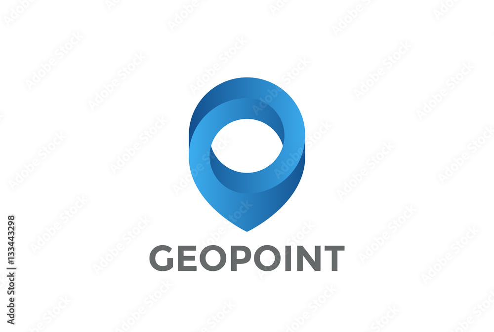 Geo Map Point Location Logo Pin City locator Gps navigation icon