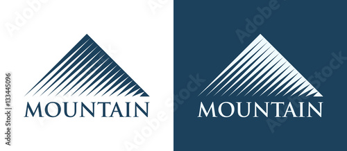 Vector Logotype of Mountains