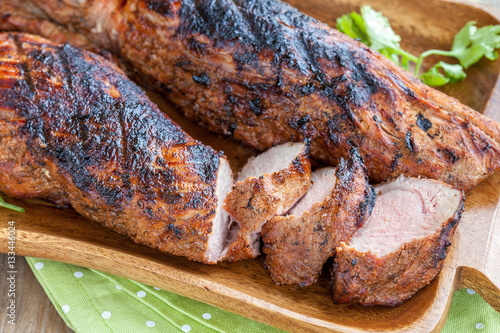 Slika na platnu Grilled pork tenderloin