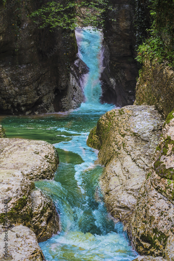 mountain river Host one of the many rivers of the Caucasus mountains, supplying the city of Sochi drinking water mountain river Host one of the many rivers of the Caucasus mountains, supplying the city of Sochi drinking water