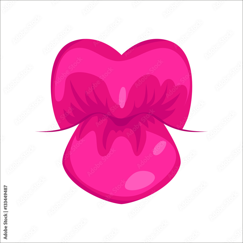 Woman lips vector illustration.