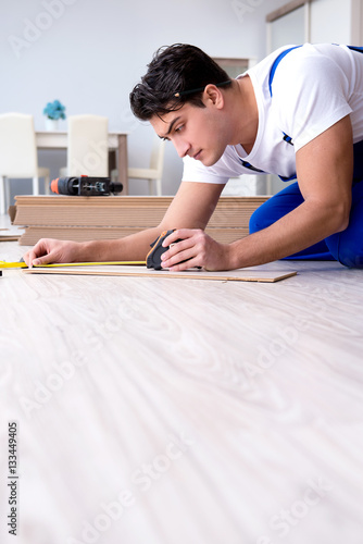 May laying laminate flooring at home