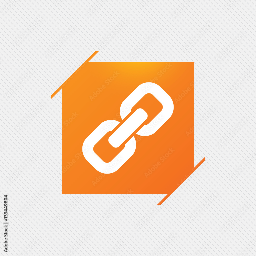 Link sign icon. Hyperlink symbol. Link sign icon. Hyperlink symbol.