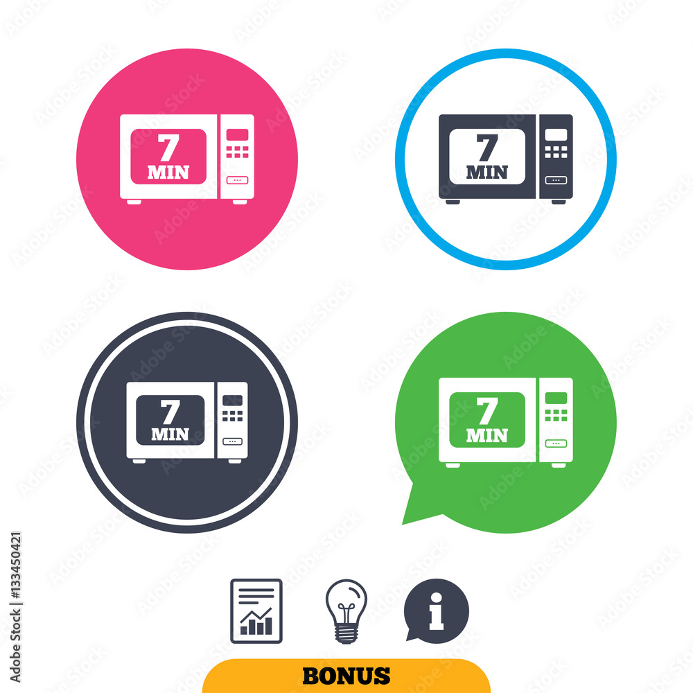 Cook in microwave oven sign icon. Electric stove. Cook in microwave oven sign icon. Electric stove.