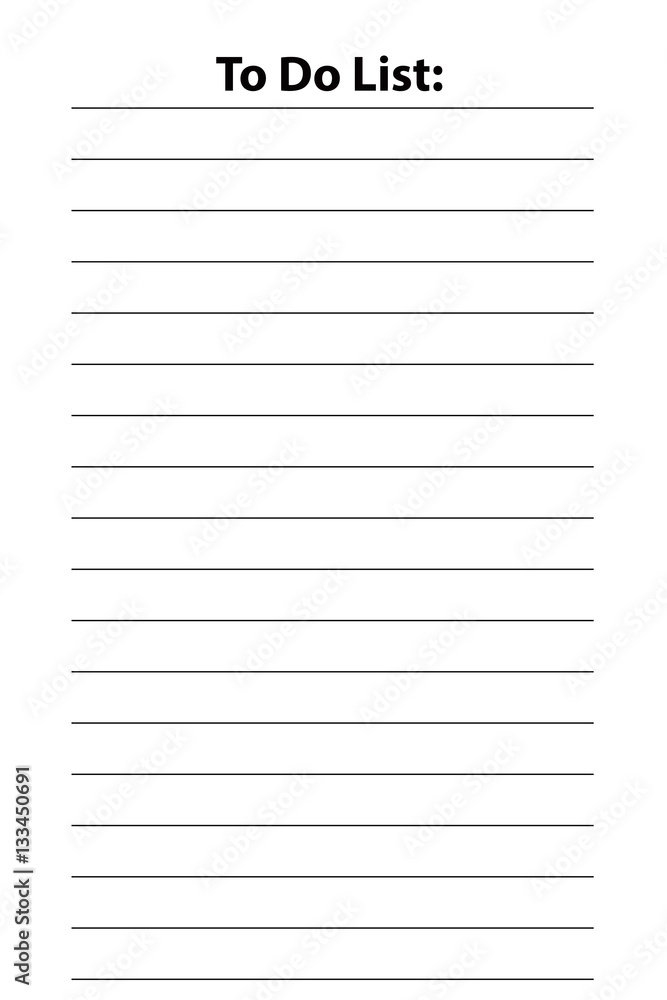 To do list conceptual To do list conceptual
