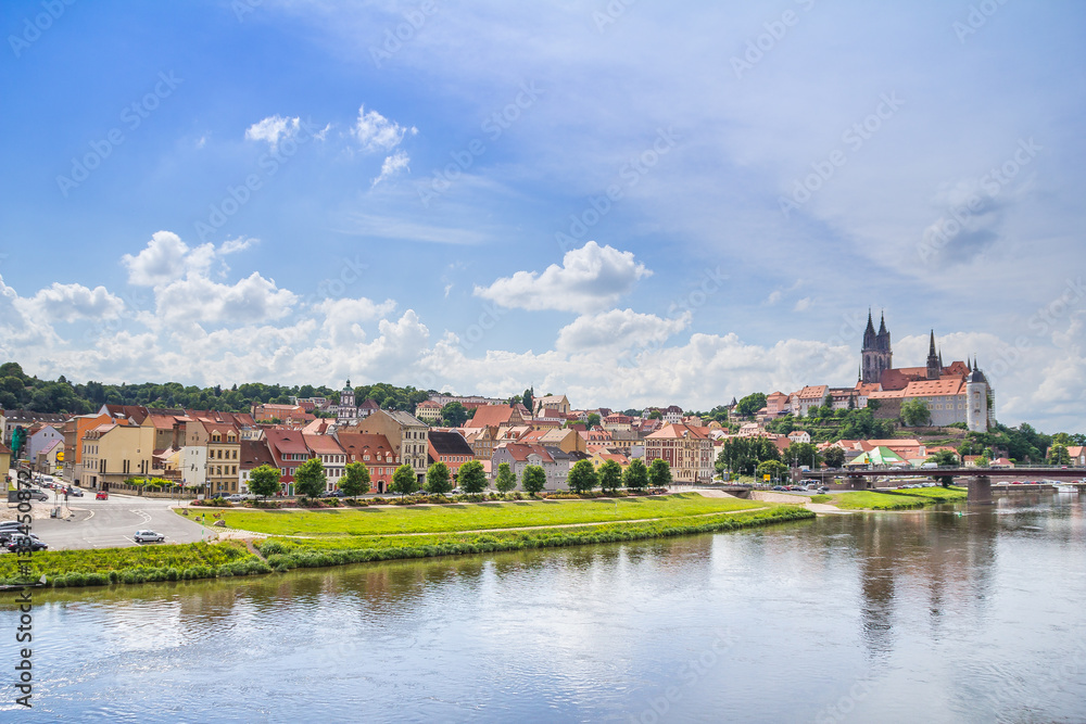 Obraz premium Meißen an der Elbe