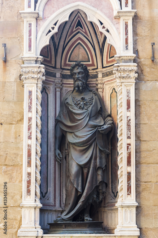 religious statue in Florence, Italy