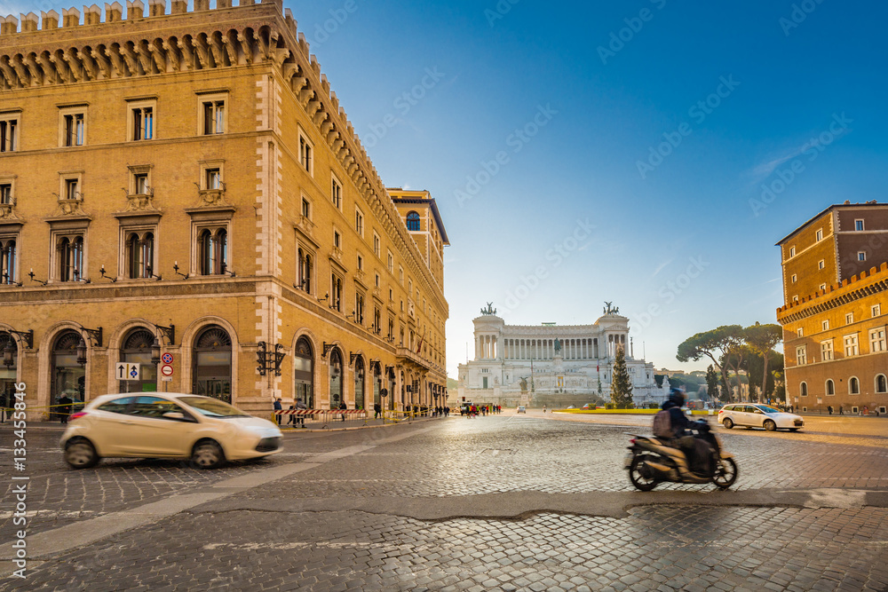 Ancient square in Rome