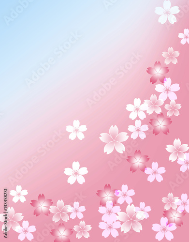 桜　和柄　花模様