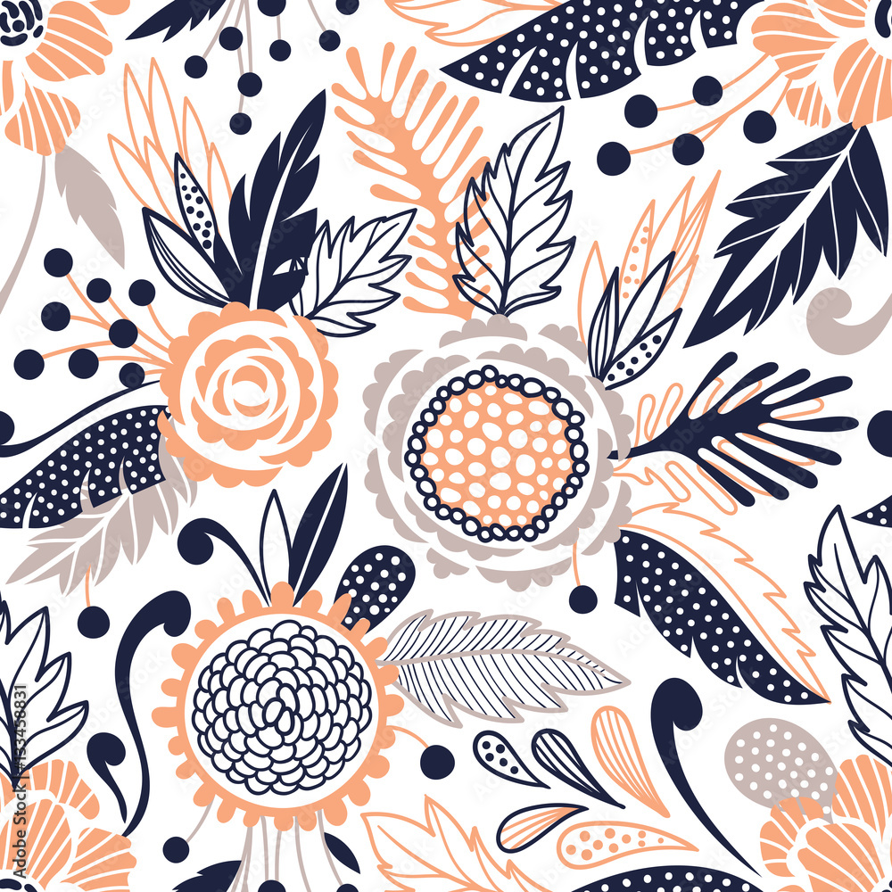 Seamless floral pattern Seamless floral pattern